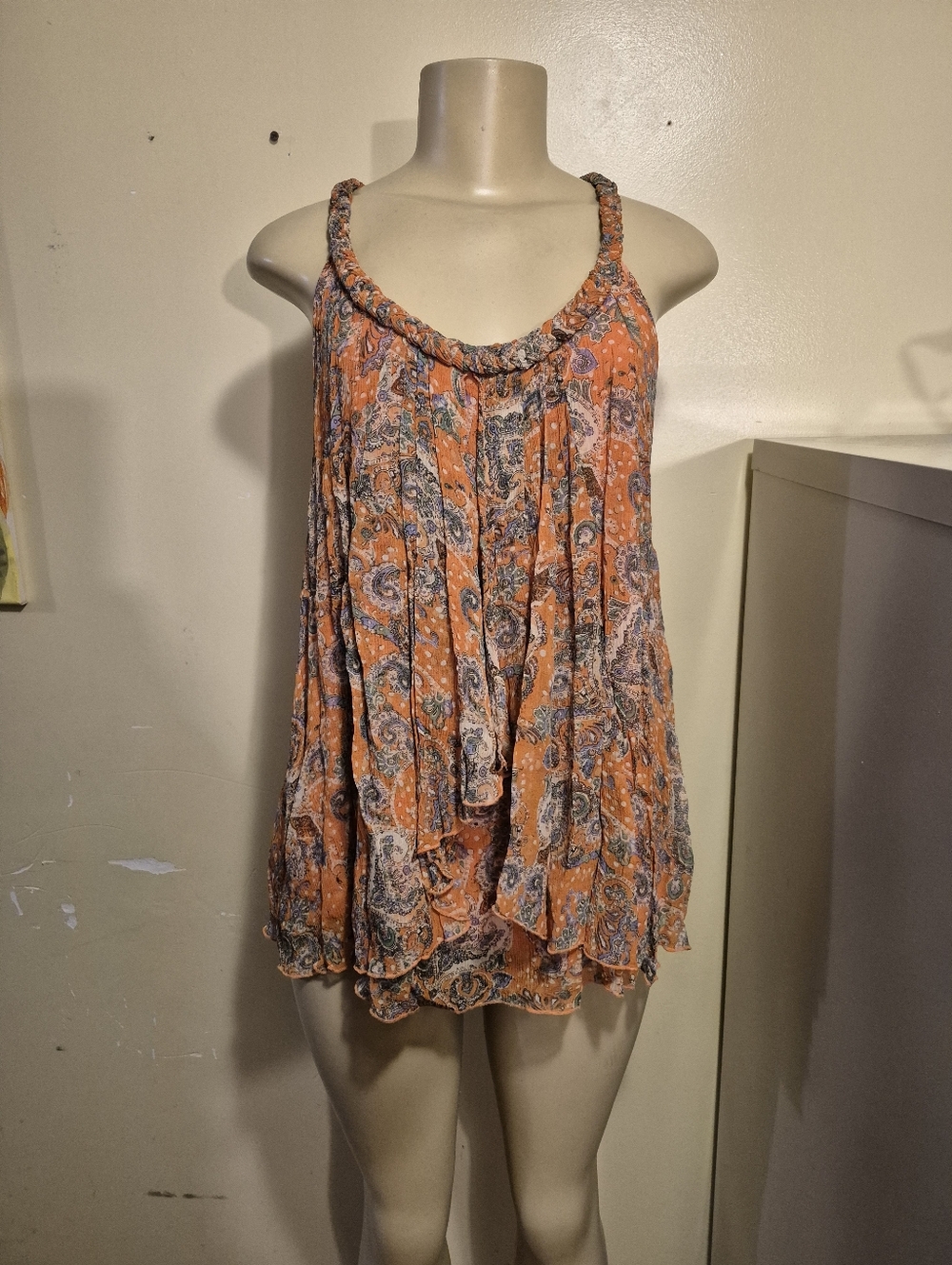 Sundance Silk Summer Top Blouse XL - Picture 2 of 6